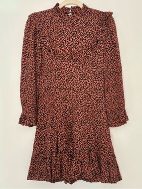 Doên Minuit Cherry Willow Print Mini Dress XS